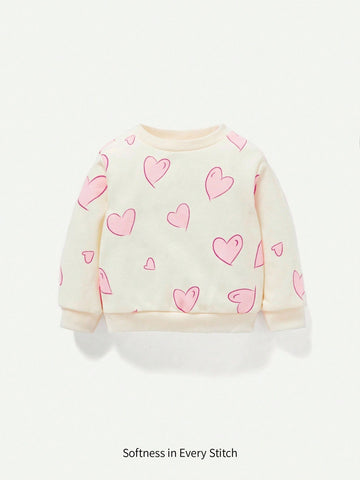 Heart sweatshirt baby