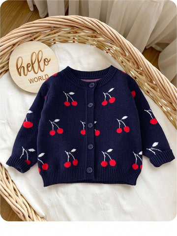 Cherry 🍒 knit cardigan