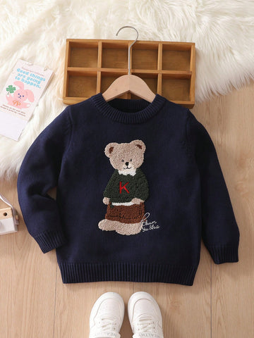 Tween bear sweater