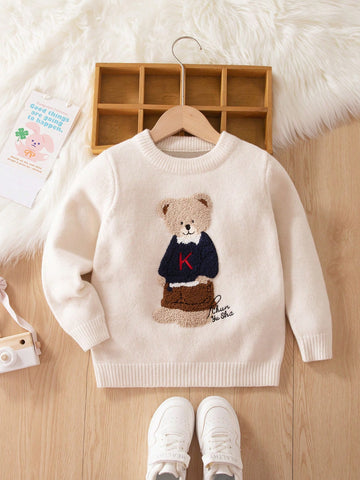 Tween bear sweater