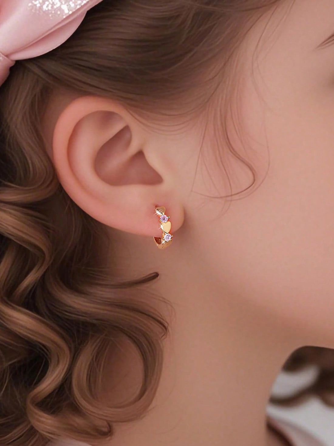 925 silver hypoallergenic heart earrings