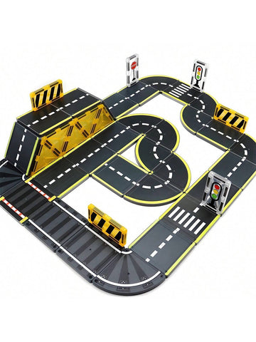 Magnetic building tiles