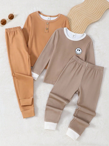 4 pc set young boy pjs