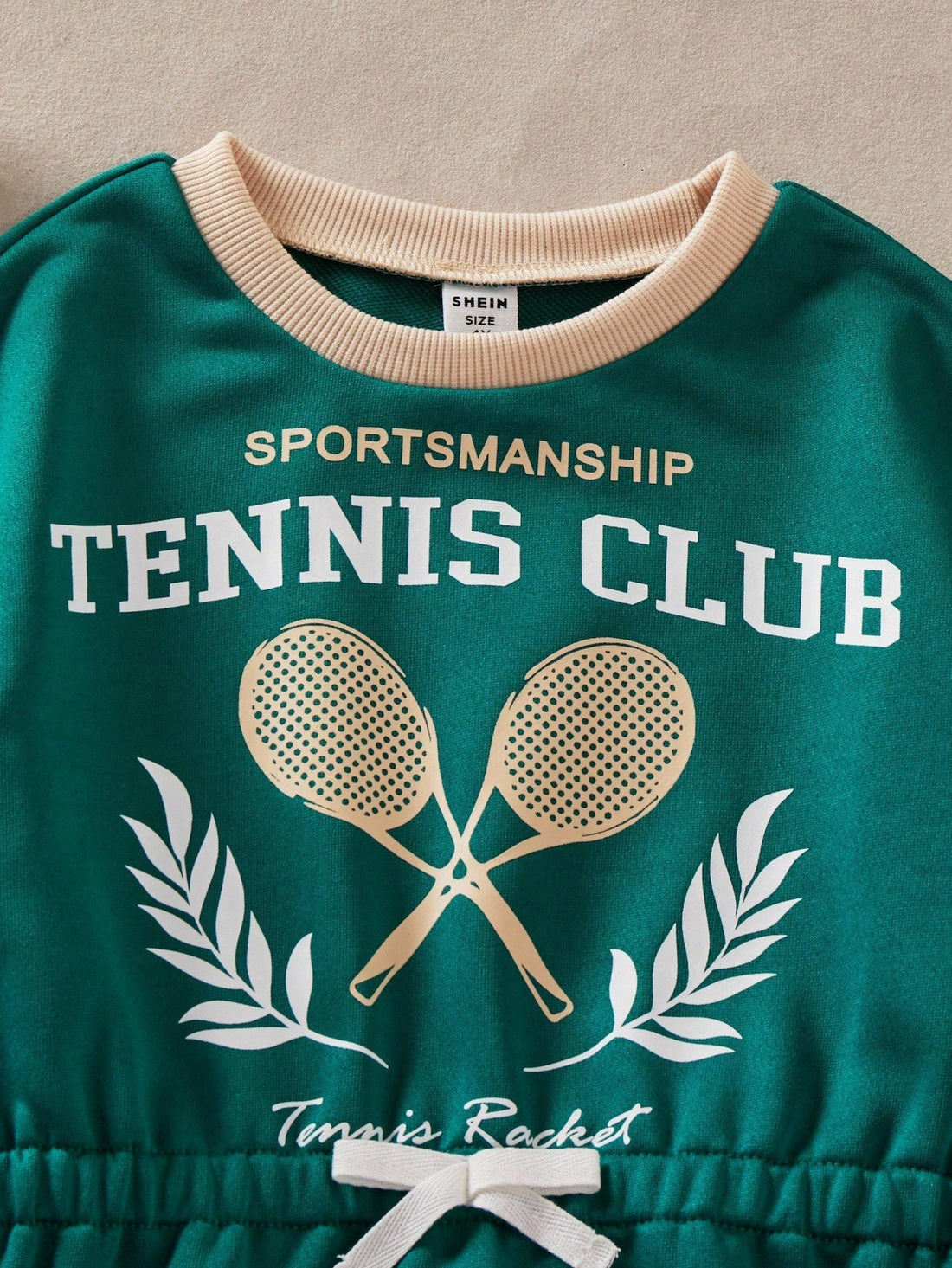Kids tennis sweatshirt dress