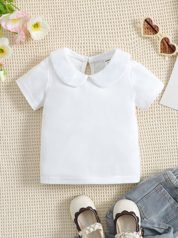 Baby Peter Pan collar tee