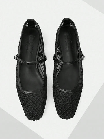 MOTF Black Mary Jane flats