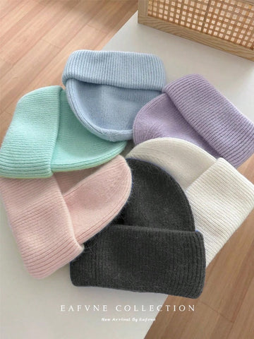 Cuffed knit beanie