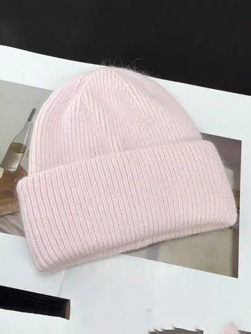 Thick cuff knit beanie