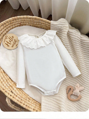 Baby girl ruffle onesie