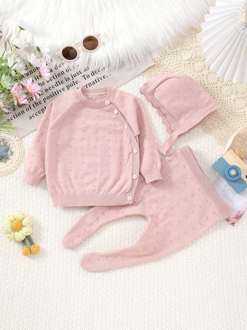 Baby girl knit set