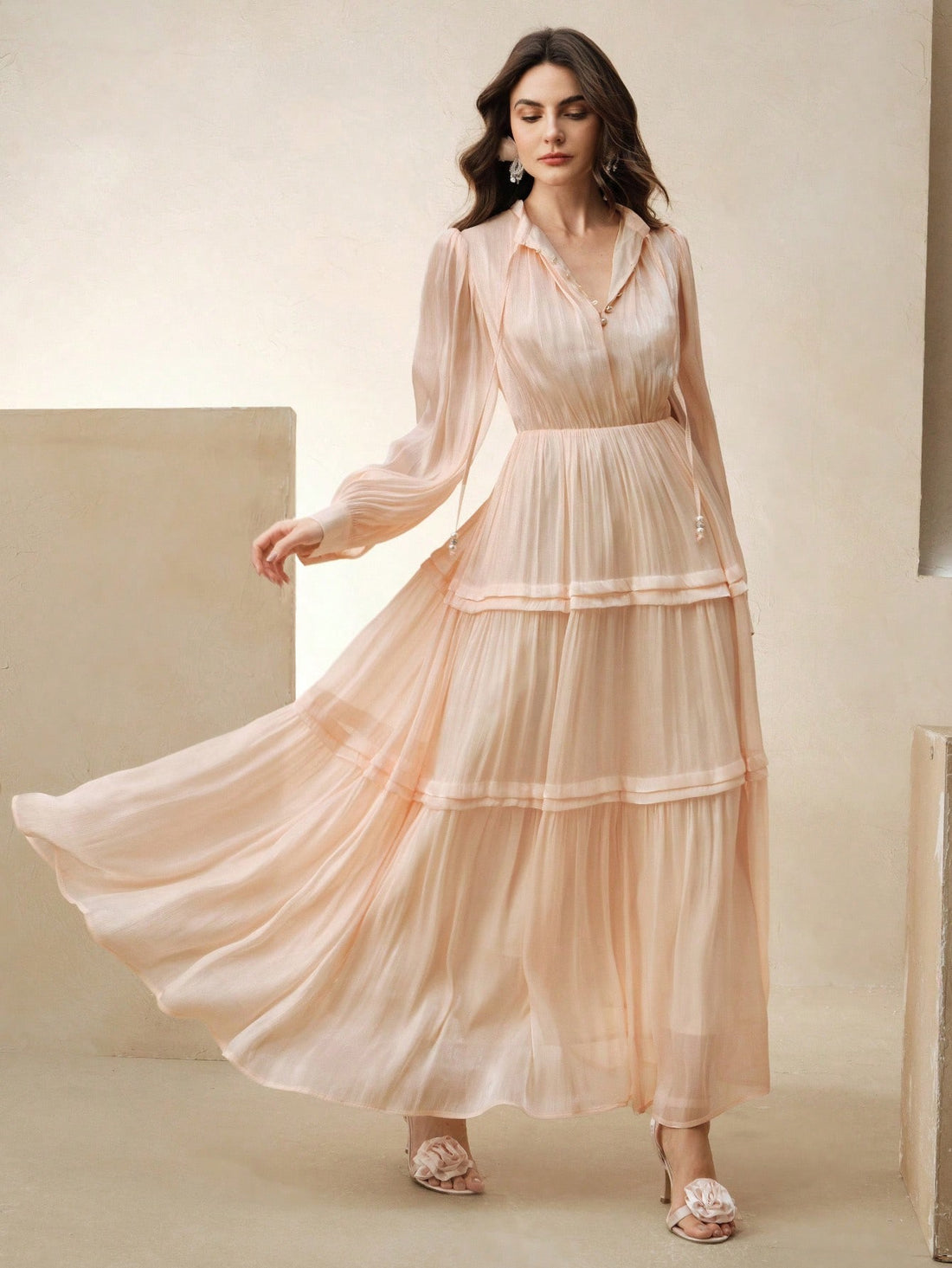 Elegant chiffon dress for Women