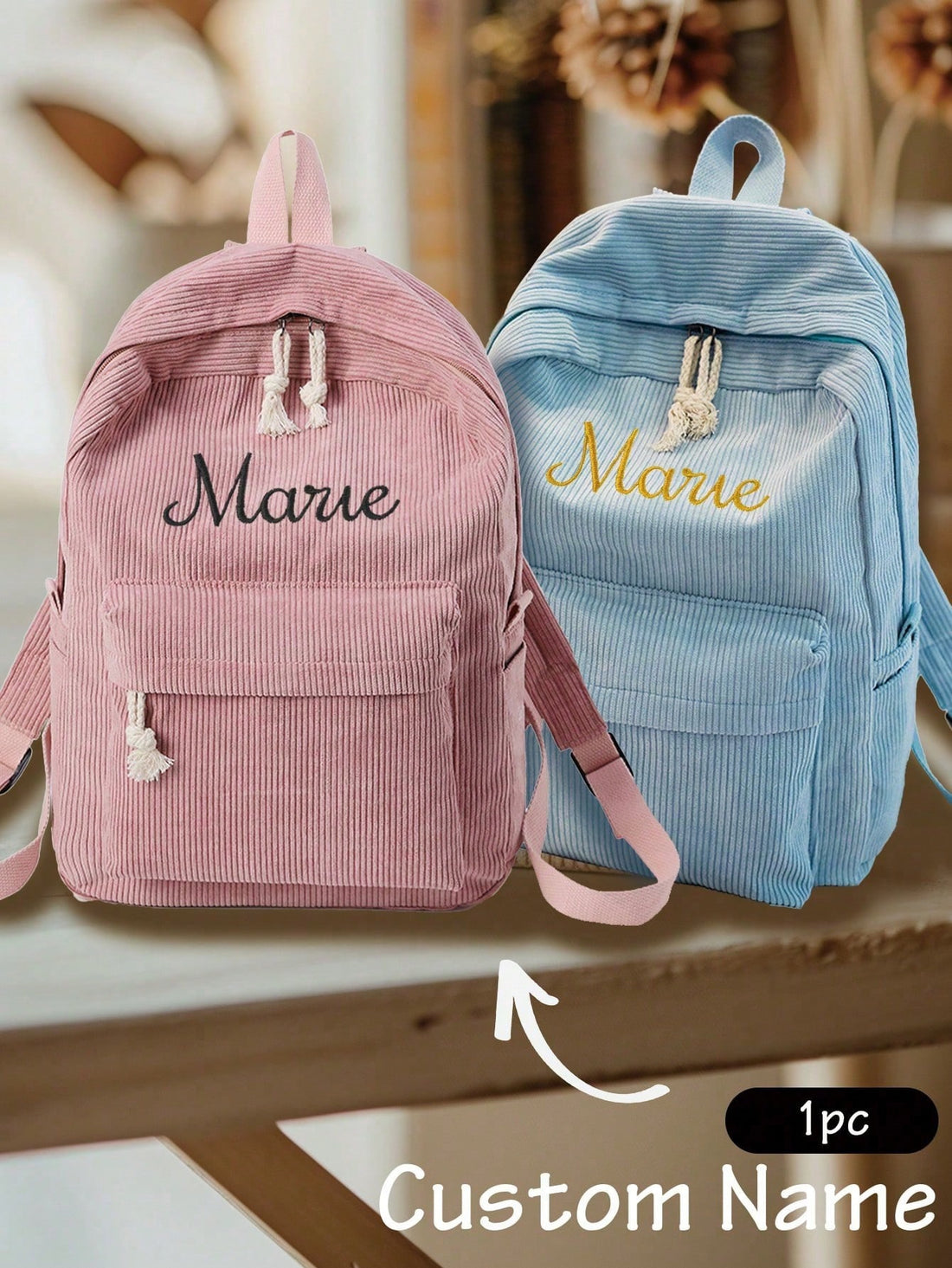 Custom embroidered children’s backpack