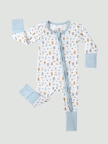Bamboo fiber zip pjs