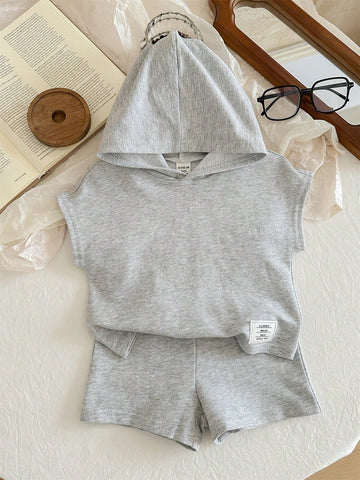 Baby boy hooded set