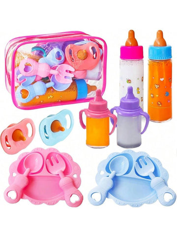 10 pc baby doll accessories set