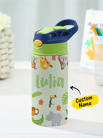Custom name stainless steel water bottle
