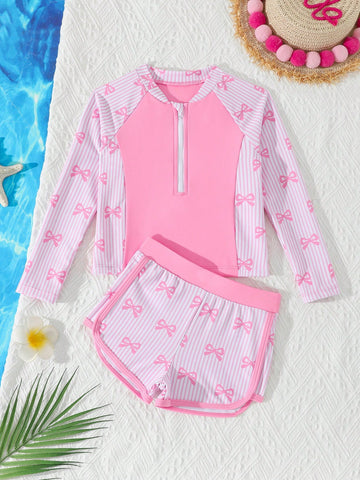 Girl swim suit set