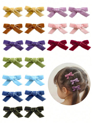 20 pcs velvet bows