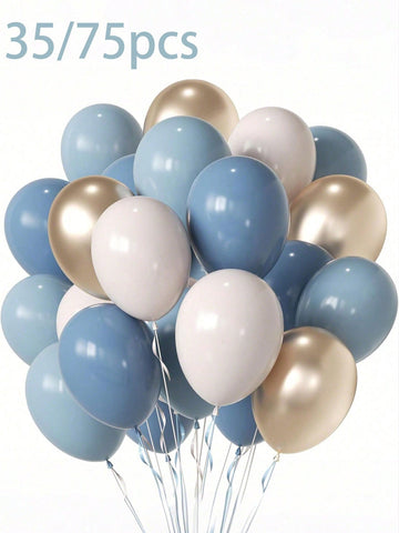 Blue balloons set