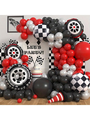109 pc racing theme balloons