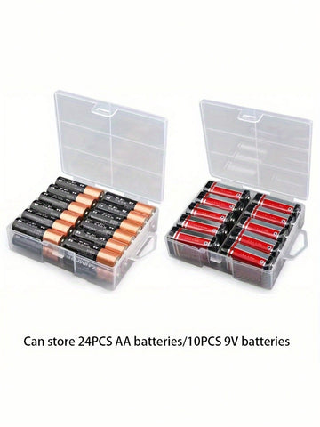 Clear battery organizer
