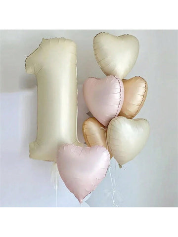 8 pc any number balloons set