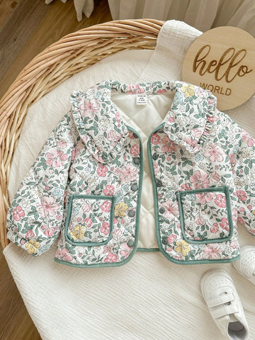 Floral toddler jacket