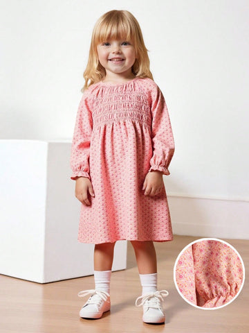 Zara inspired kids pink dress