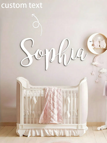 Custom wooden name sign