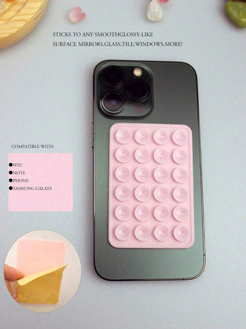 Silicone suction phone holder