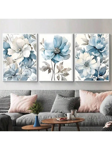 3 pcs unframed canvas wall art