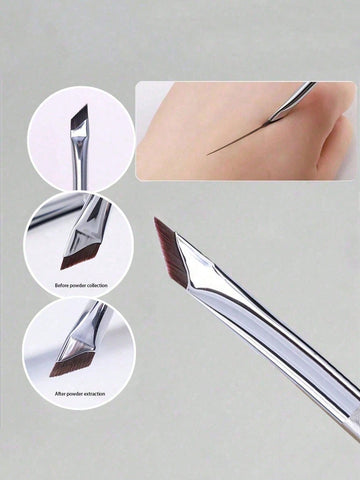 Fine angle eyeliner brush