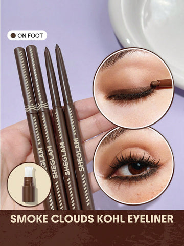 SheGLAM Smokey brown eyeliner