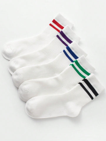 5 pairs children’s striped socks