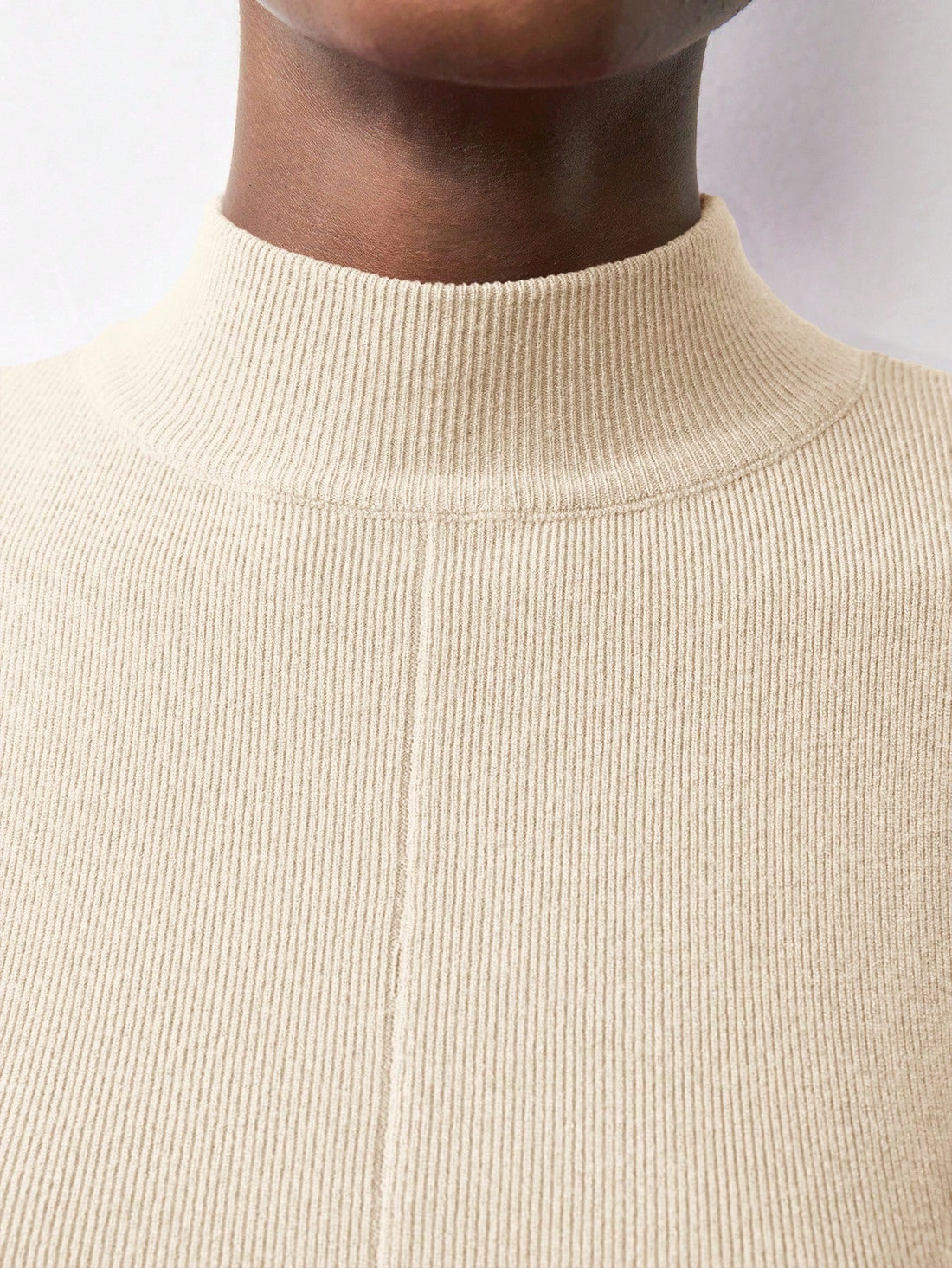 Slim Fit High Neck Sweater