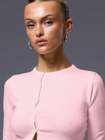 Button Down Long Sleeve Sweater Spring