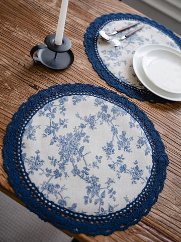 1pc Floral Pattern Placemat