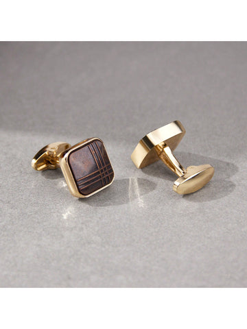 Gold plated cufflinks
