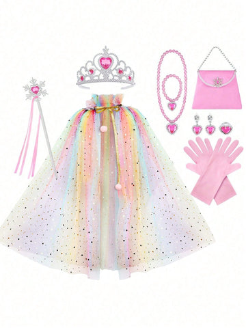 11 pc Princess Costume Set