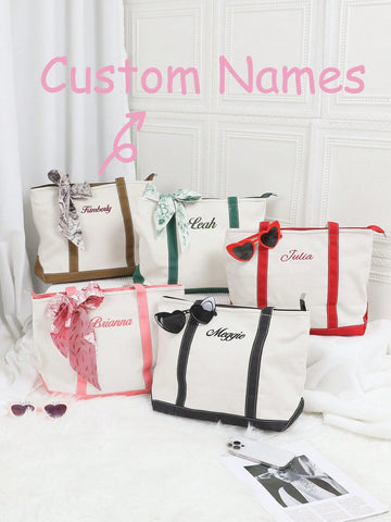 Personalized Beach Tote