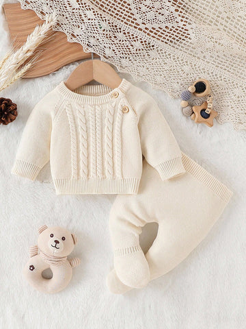 Twist Knit Sweater & pants Set