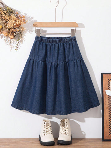 Young Girl Denim Skirt