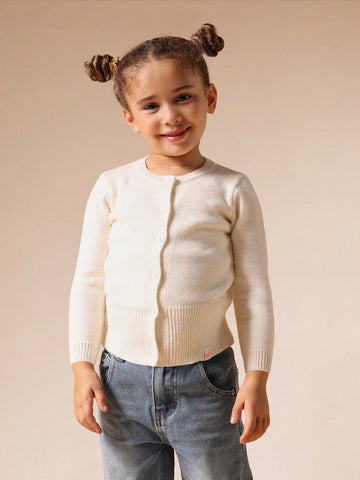 Classic Knit Button Front Cardigan Sweater
