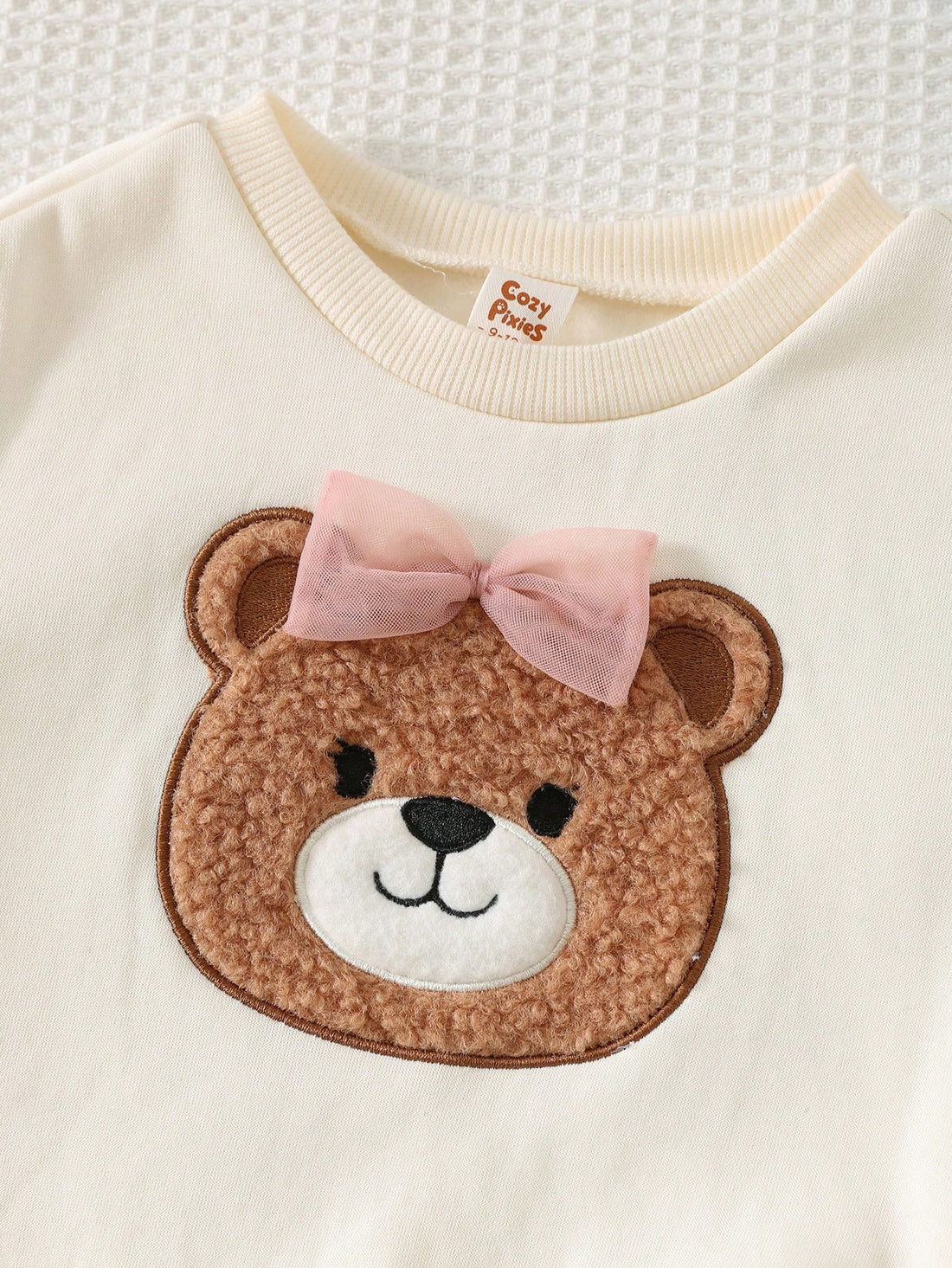 Bear baby girl set