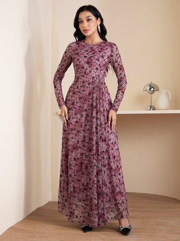 Floral All-Over Print dress