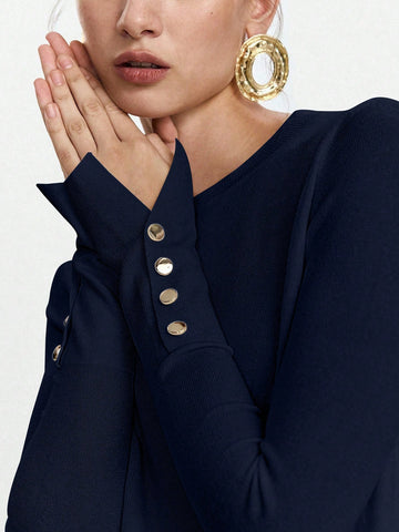 navy Zara Inspired Sweater
