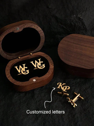 Custom stainless steel cufflinks