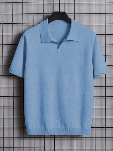 Men Short sleeve knit top