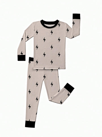Bamboo Fiber - Gray Lightning Print Set