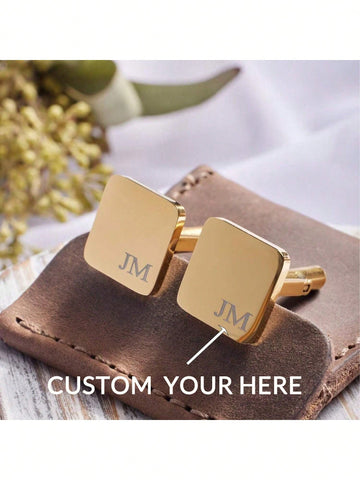 Engraved Custom cufflinks